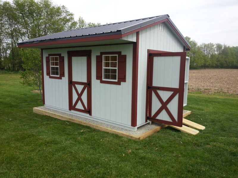 shed site prep gravel pad beachy barns