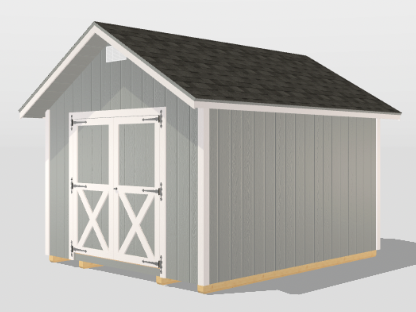 10x10 a frame shed with steep roof pitch for sale in ohio