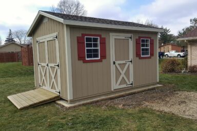 gable customizable shed for sale in central ohio
