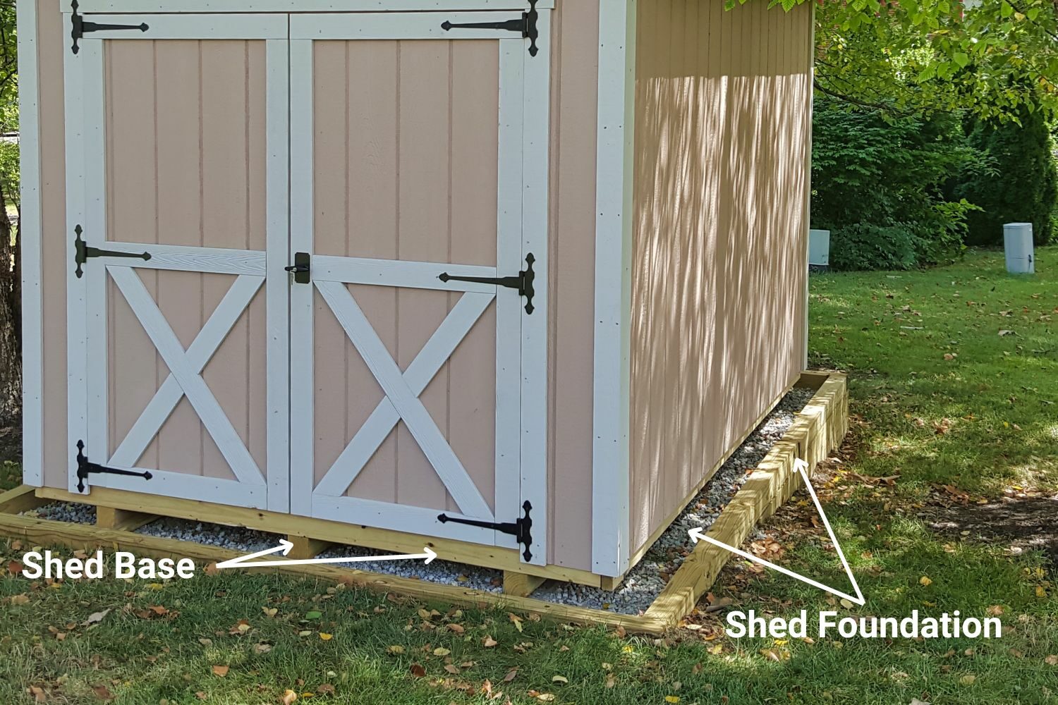 shed foundation vs shed base in ohio