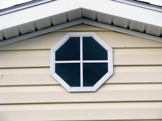 storage shed options octagon window