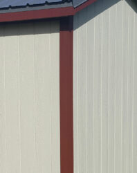 storage shed options different color trim