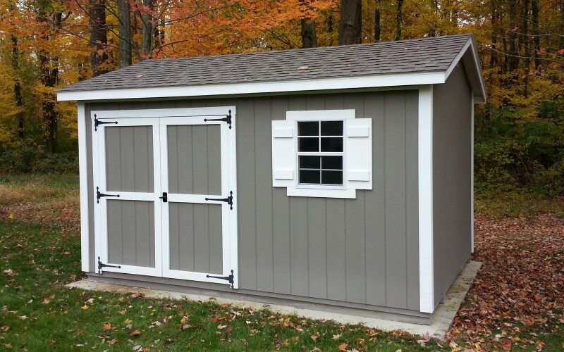 10x12 gable shed