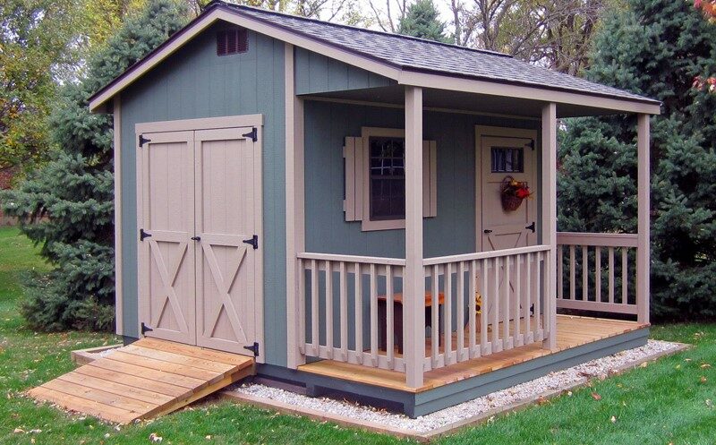 10x12 cabin shed