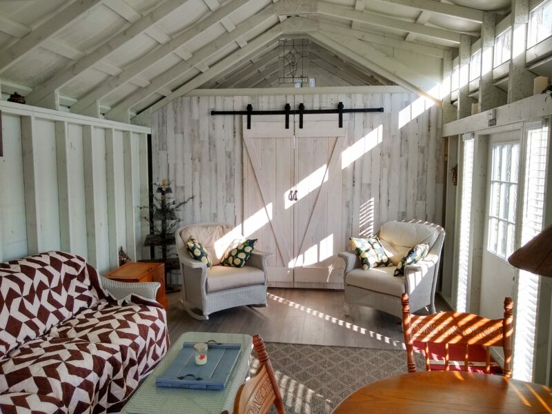 hangout shed backyard cabin sheds customer story 9