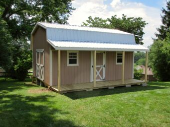 custom prefab sheds with porches rent to own near columbus ohio