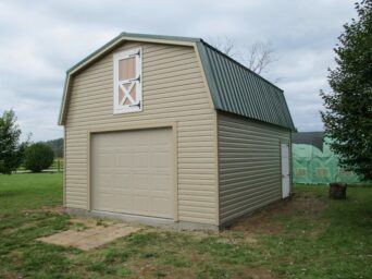 storage shed with garage door or garage shed for sale in dayton ohio
