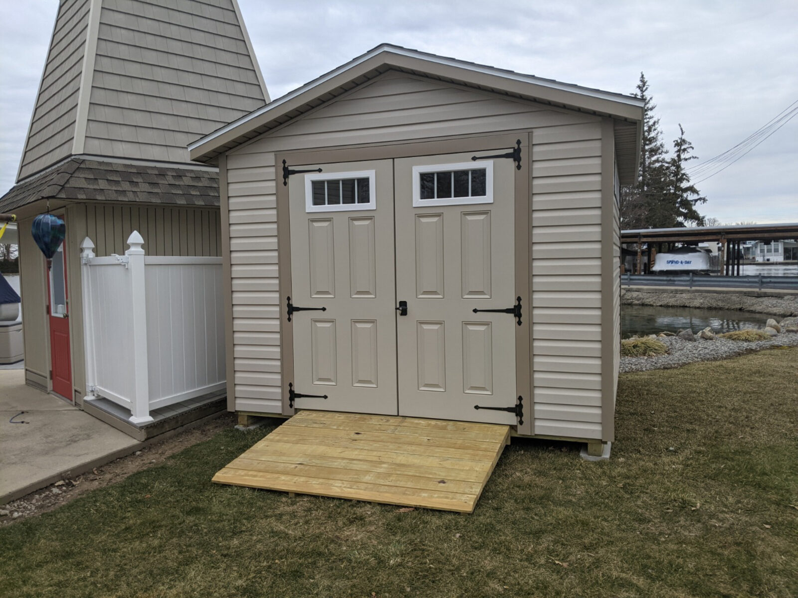 sheds with vinyl siding for sale in dayton oh