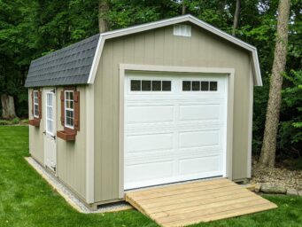 garage shed with garage door for sale springfield ohio